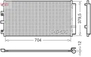 Kondensator, Klimaanlage DENSO DCN10065