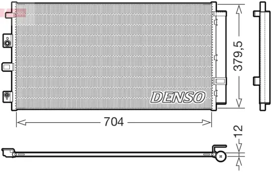 Kondensator, Klimaanlage DENSO DCN10065 Bild Kondensator, Klimaanlage DENSO DCN10065