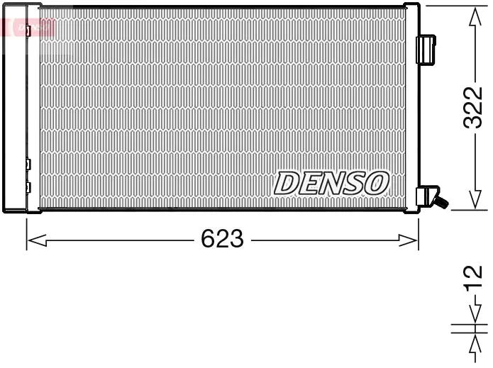 Kondensator, Klimaanlage DENSO DCN11010