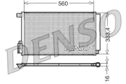 Kondensator, Klimaanlage DENSO DCN13109