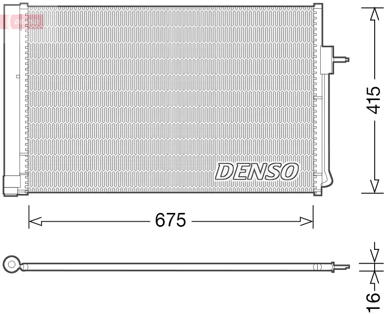 Kondensator, Klimaanlage DENSO DCN15001