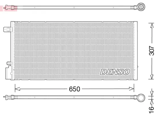 Kondensator, Klimaanlage DENSO DCN15005 Bild Kondensator, Klimaanlage DENSO DCN15005