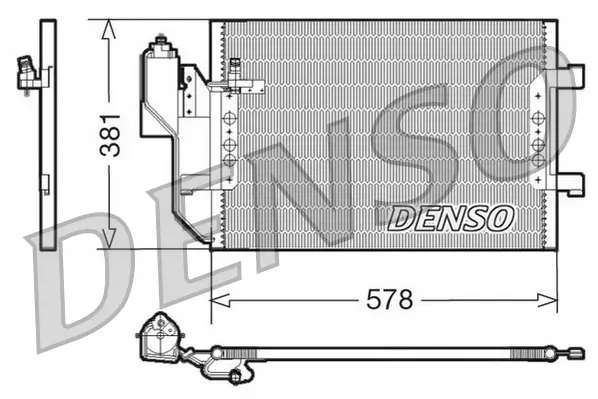 Kondensator, Klimaanlage DENSO DCN17002