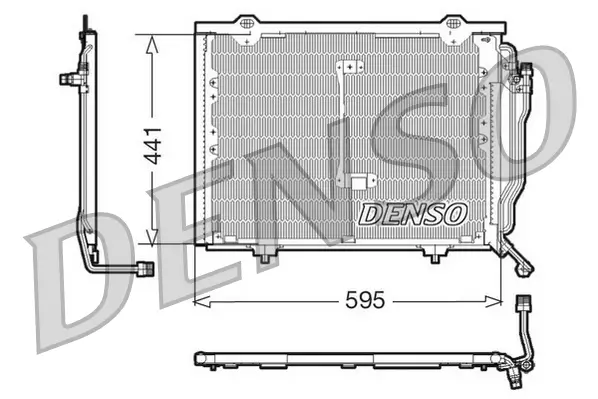 Kondensator, Klimaanlage DENSO DCN17012