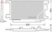 Kondensator, Klimaanlage DENSO DCN17023