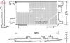 Kondensator, Klimaanlage DENSO DCN17024