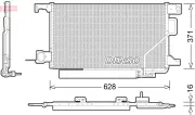 Kondensator, Klimaanlage DENSO DCN17026