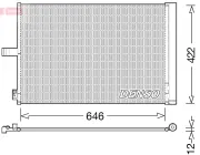 Kondensator, Klimaanlage DENSO DCN17027