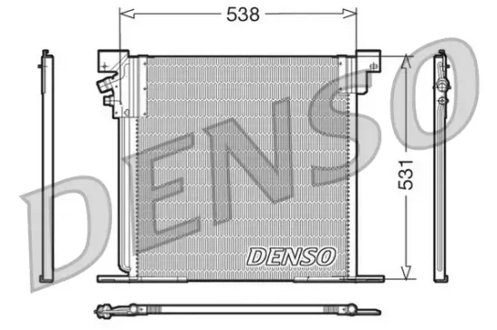 Kondensator, Klimaanlage DENSO DCN17030 Bild Kondensator, Klimaanlage DENSO DCN17030