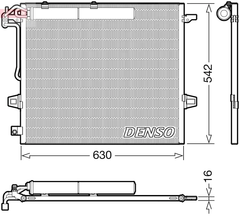 Kondensator, Klimaanlage DENSO DCN17057