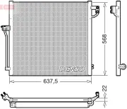 Kondensator, Klimaanlage DENSO DCN17058