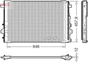 Kondensator, Klimaanlage DENSO DCN17059