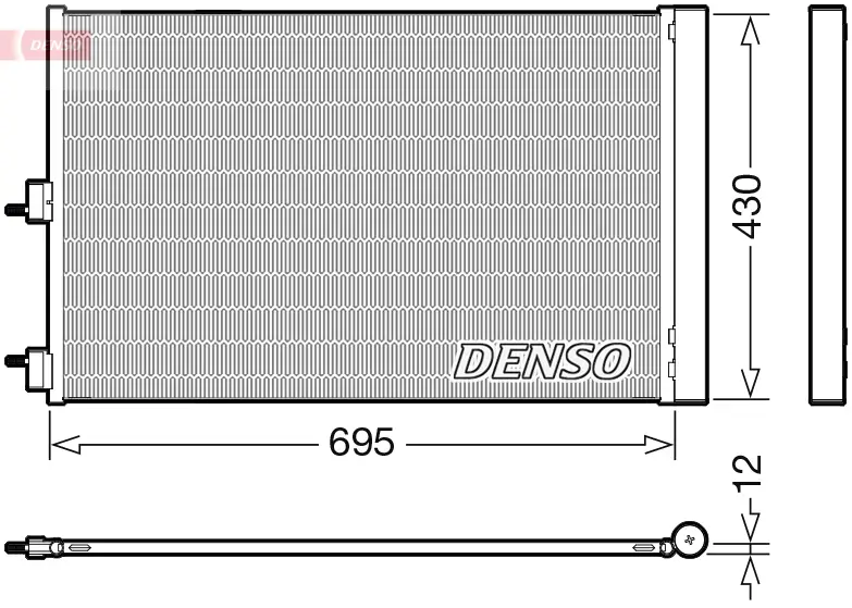 Kondensator, Klimaanlage DENSO DCN17061