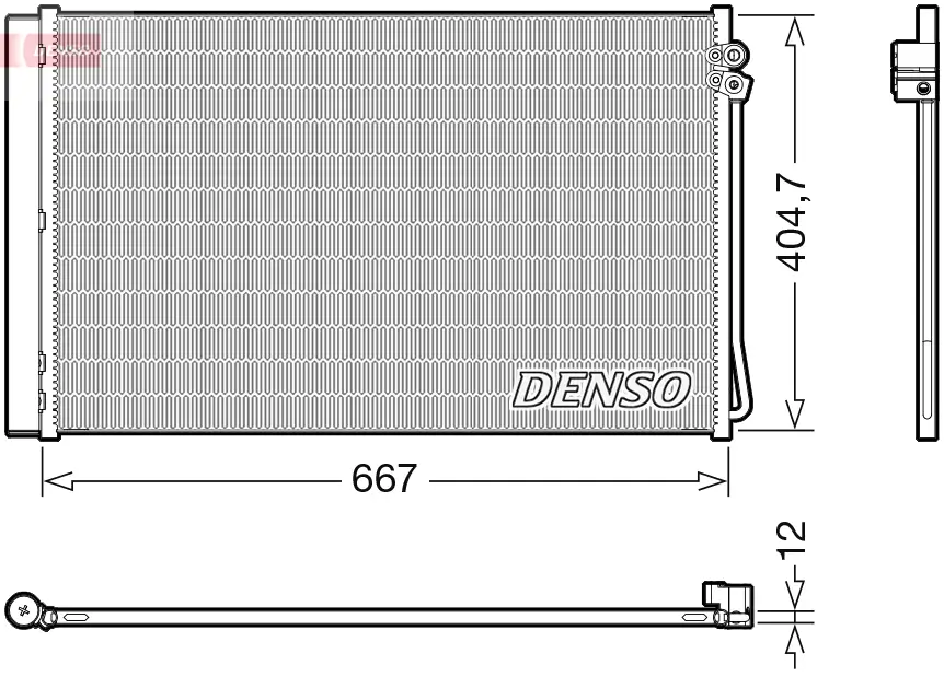 Kondensator, Klimaanlage DENSO DCN17062