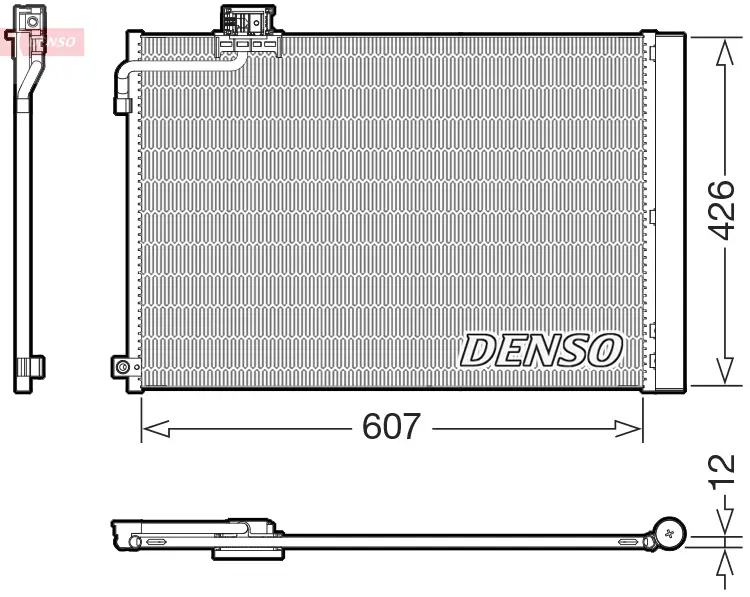 Kondensator, Klimaanlage DENSO DCN17064