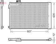 Kondensator, Klimaanlage DENSO DCN17064