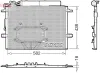 Kondensator, Klimaanlage DENSO DCN17065