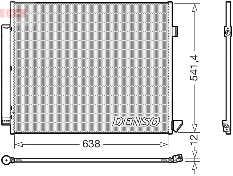 Kondensator, Klimaanlage DENSO DCN17066