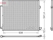 Kondensator, Klimaanlage DENSO DCN17066