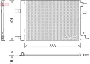 Kondensator, Klimaanlage DENSO DCN20014