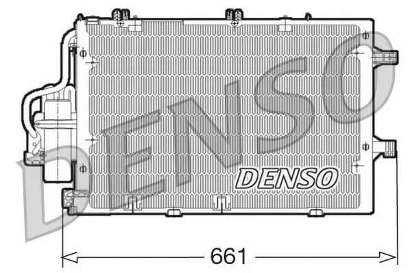 Kondensator, Klimaanlage DENSO DCN20015