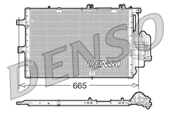 Kondensator, Klimaanlage DENSO DCN20017