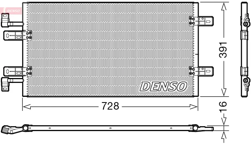 Kondensator, Klimaanlage DENSO DCN20019