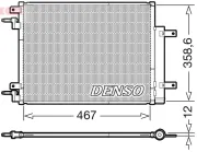 Kondensator, Klimaanlage DENSO DCN20046