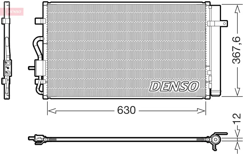 Kondensator, Klimaanlage DENSO DCN20050