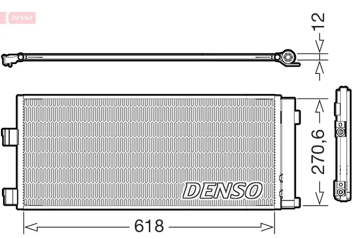 Kondensator, Klimaanlage DENSO DCN20052