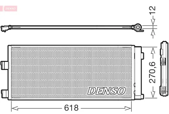 Kondensator, Klimaanlage DENSO DCN20052 Bild Kondensator, Klimaanlage DENSO DCN20052