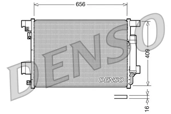 Kondensator, Klimaanlage DENSO DCN21001