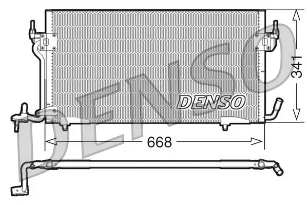 Kondensator, Klimaanlage DENSO DCN21011