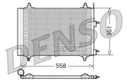 Kondensator, Klimaanlage DENSO DCN21015