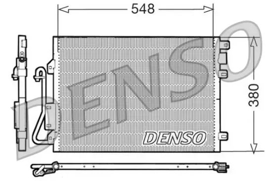 Kondensator, Klimaanlage DENSO DCN23008 Bild Kondensator, Klimaanlage DENSO DCN23008