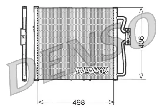 Kondensator, Klimaanlage DENSO DCN23009 Bild Kondensator, Klimaanlage DENSO DCN23009
