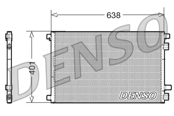 Kondensator, Klimaanlage DENSO DCN23012