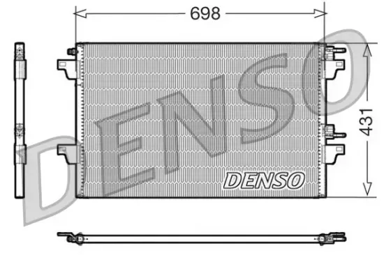 Kondensator, Klimaanlage DENSO DCN23021 Bild Kondensator, Klimaanlage DENSO DCN23021