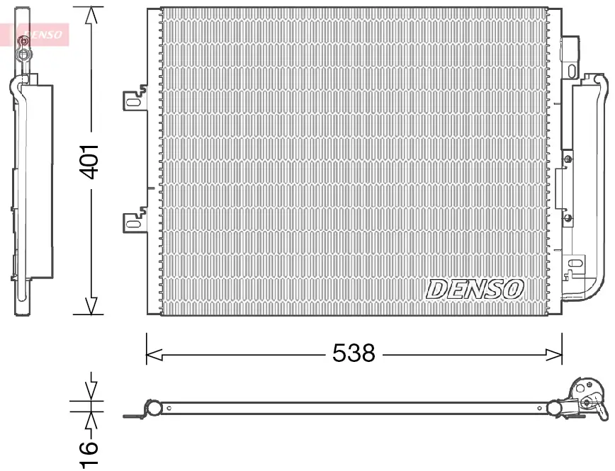 Kondensator, Klimaanlage DENSO DCN23026