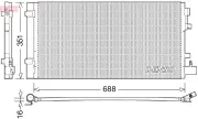 Kondensator, Klimaanlage DENSO DCN23031