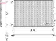 Kondensator, Klimaanlage DENSO DCN23033