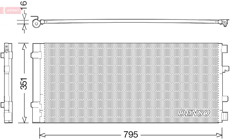 Kondensator, Klimaanlage DENSO DCN23037