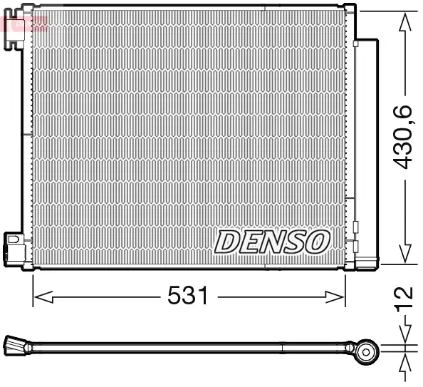 Kondensator, Klimaanlage DENSO DCN23039