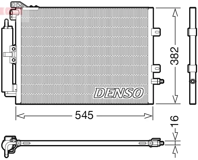 Kondensator, Klimaanlage DENSO DCN23040