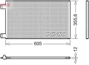 Kondensator, Klimaanlage DENSO DCN23041