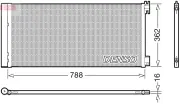 Kondensator, Klimaanlage DENSO DCN23042