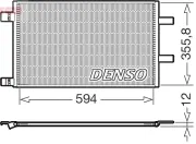 Kondensator, Klimaanlage DENSO DCN23043
