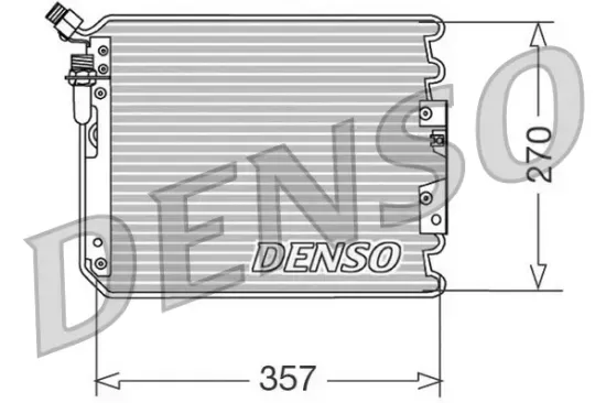 Kondensator, Klimaanlage DENSO DCN28001 Bild Kondensator, Klimaanlage DENSO DCN28001