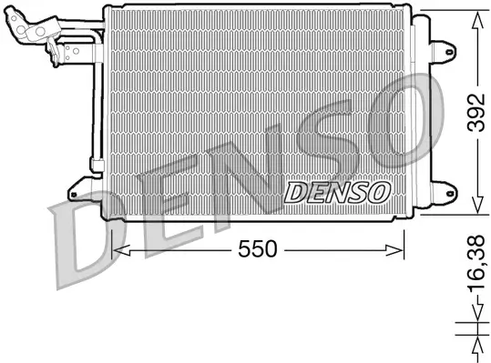 Kondensator, Klimaanlage DENSO DCN32002 Bild Kondensator, Klimaanlage DENSO DCN32002