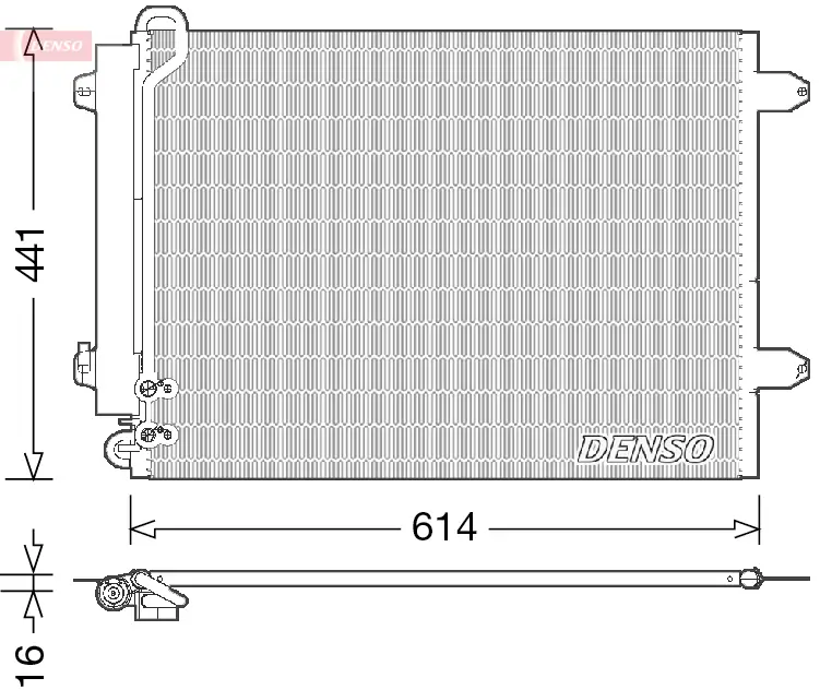 Kondensator, Klimaanlage DENSO DCN32008